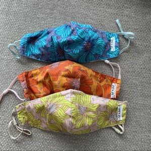 Fighting Eel x Jana Lam Face Masks NWOT